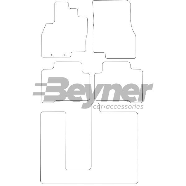 Beyner Pasklare stoffen matten MSN-1364333