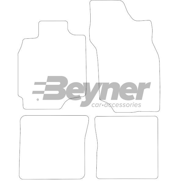 Beyner Pasklare stoffen matten MSN-1364339