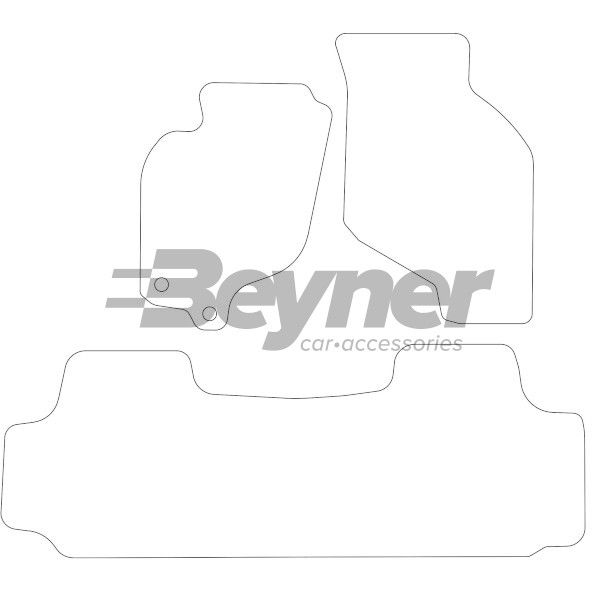 Beyner Pasklare stoffen matten MSN-1364369