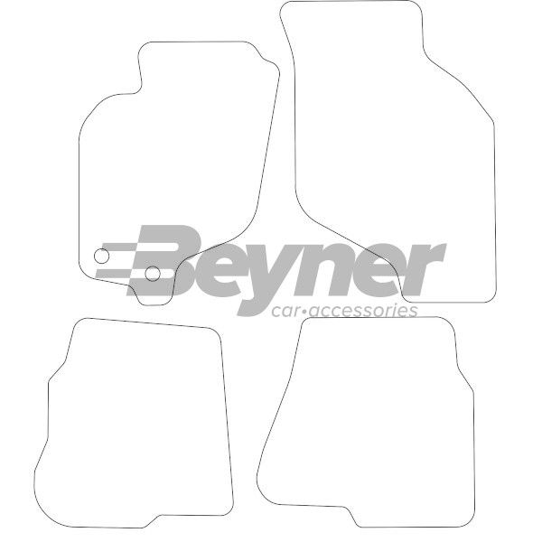 Beyner Pasklare stoffen matten MSN-1364373