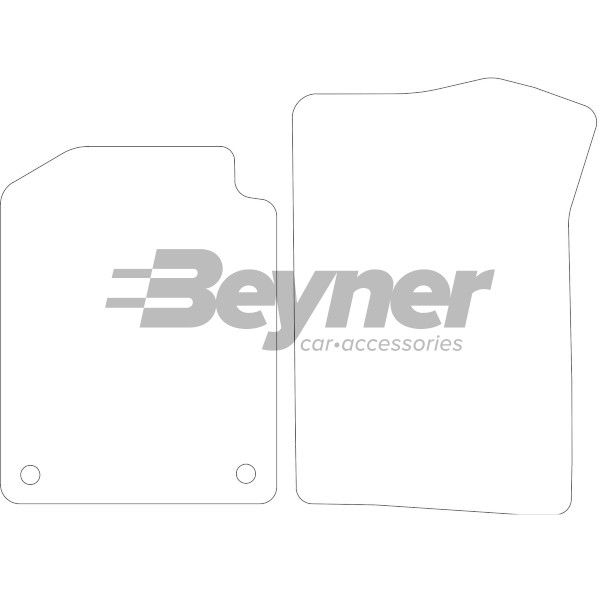 Beyner Pasklare stoffen matten MSN-1364525