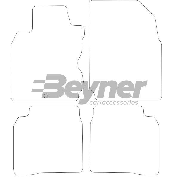 Beyner Pasklare stoffen matten MSN-1364535