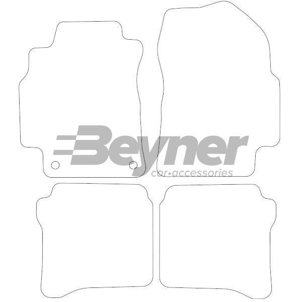 Beyner Pasklare stoffen matten MSN-1364545