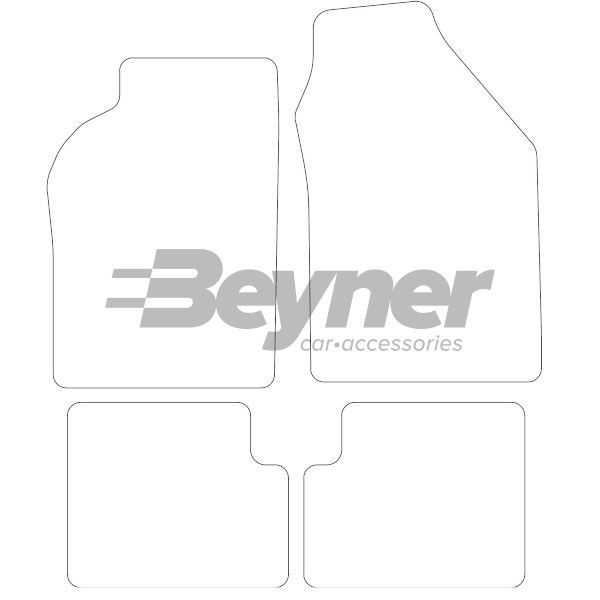 Beyner Pasklare stoffen matten MSN-1364551