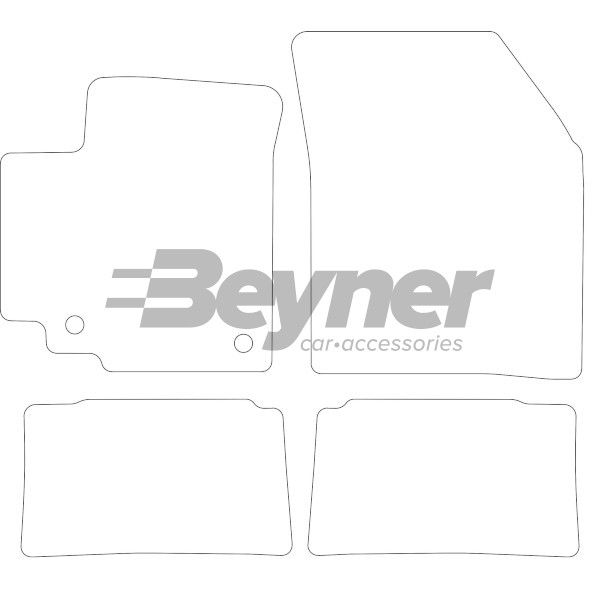 Beyner Pasklare stoffen matten MSN-1364563