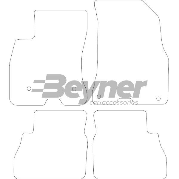 Beyner Pasklare stoffen matten MSN-1364736