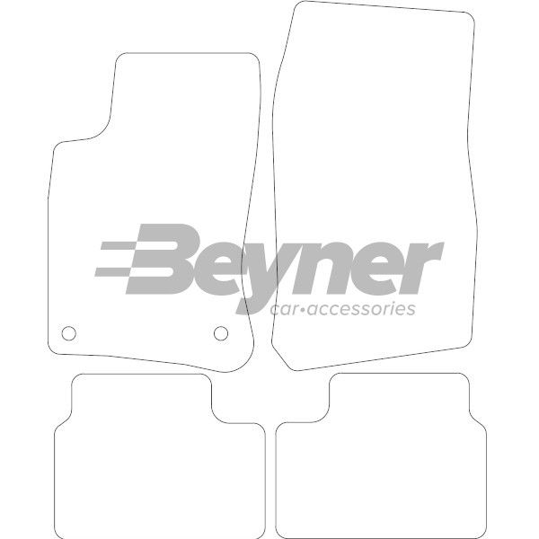 Beyner Pasklare stoffen matten MSN-1364753