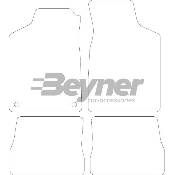 Beyner Pasklare stoffen matten MSN-1364911