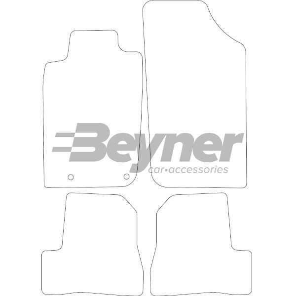 Beyner Pasklare stoffen matten MSN-1364923