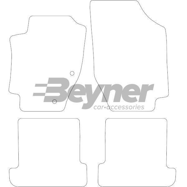 Beyner Pasklare stoffen matten MSN-1364930