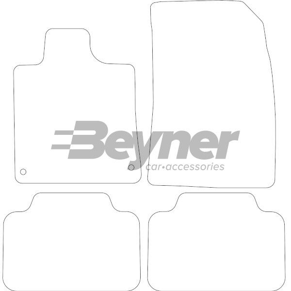 Beyner Pasklare stoffen matten MSN-1364937