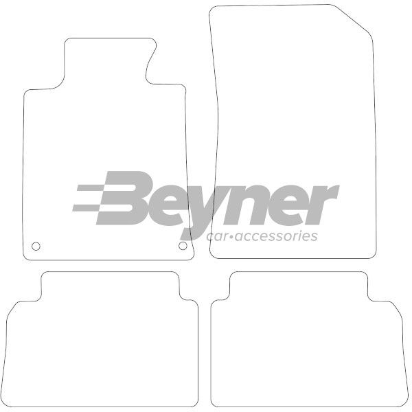 Beyner Pasklare stoffen matten MSN-1364938