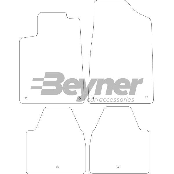 Beyner Pasklare stoffen matten MSN-1364943