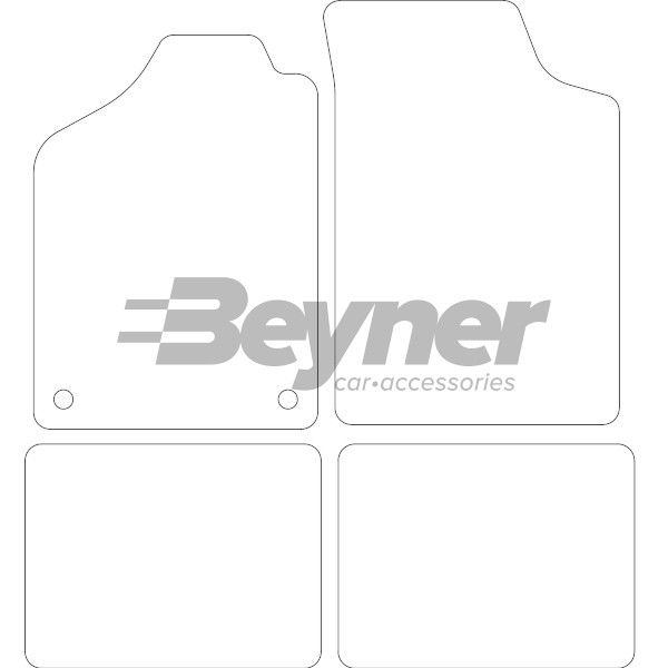 Beyner Pasklare stoffen matten MSN-1365111