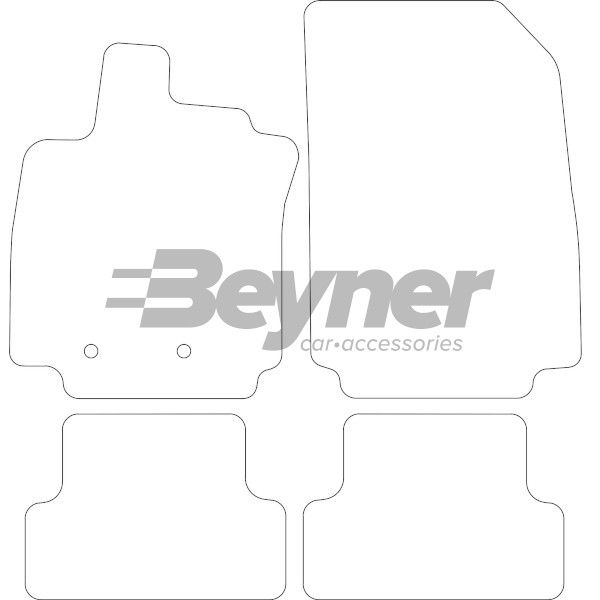 Beyner Pasklare stoffen matten MSN-1365114