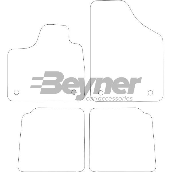 Beyner Pasklare stoffen matten MSN-1365169