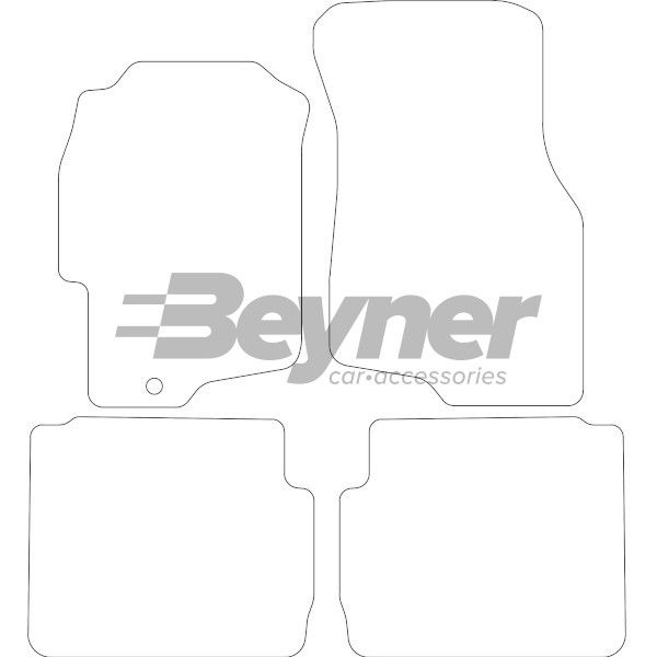 Beyner Pasklare stoffen matten MSN-1365319