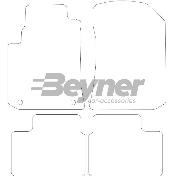 Beyner Pasklare stoffen matten MSN-1365321