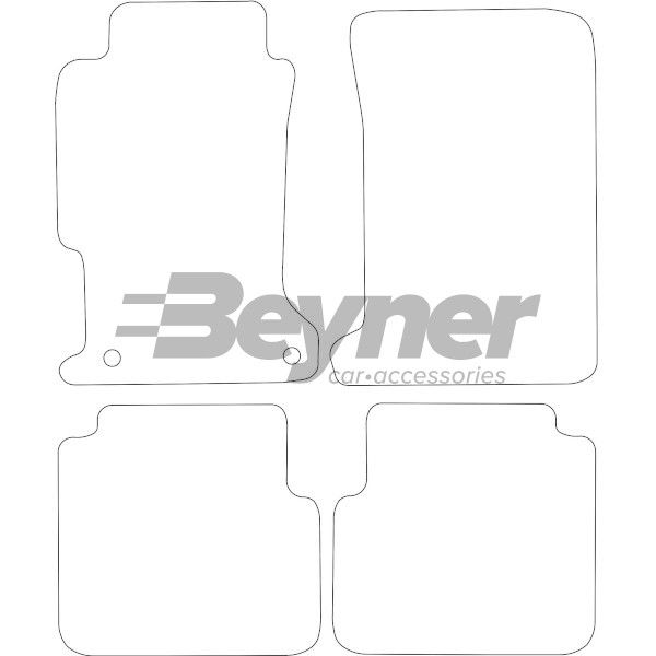 Beyner Pasklare stoffen matten MSN-1365325