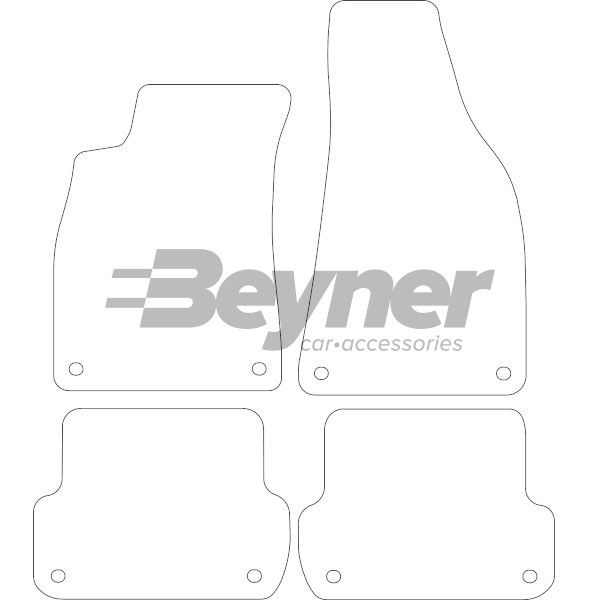 Beyner Pasklare stoffen matten MSN-1365518