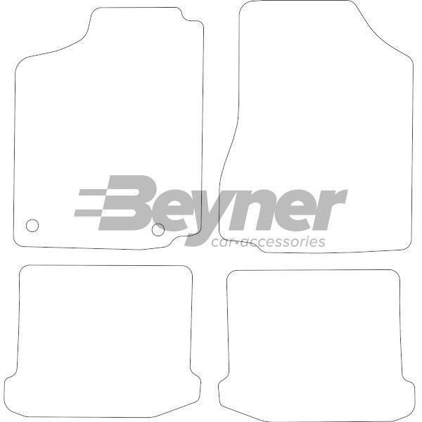 Beyner Pasklare stoffen matten MSN-1365521