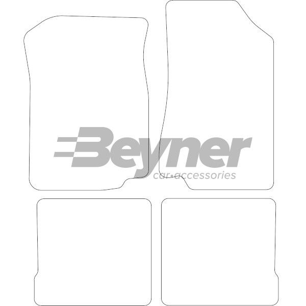 Beyner Pasklare stoffen matten MSN-1365538