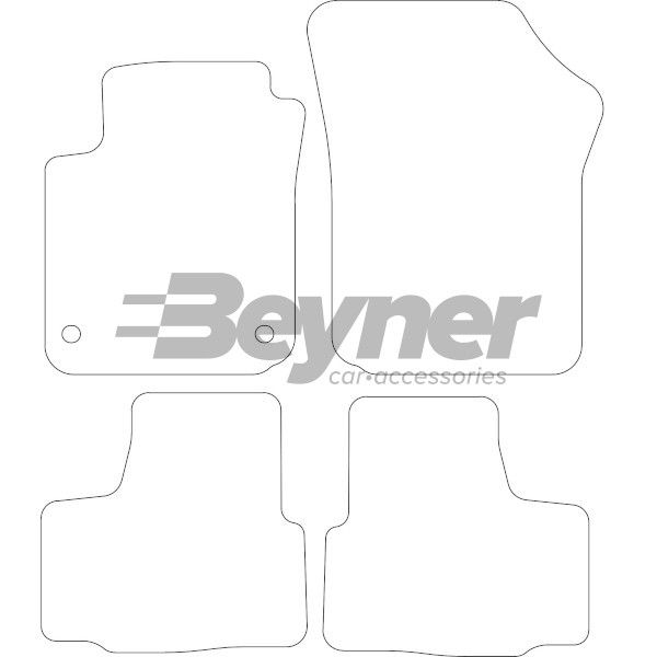 Beyner Pasklare stoffen matten MSN-1365547