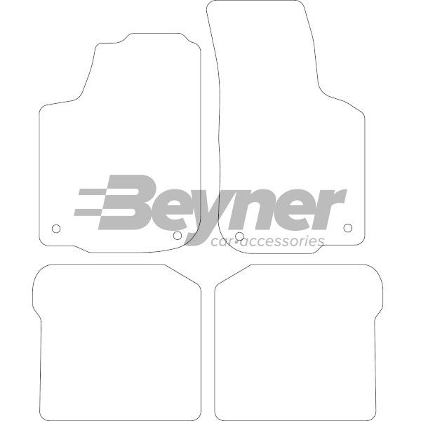 Beyner Pasklare stoffen matten MSN-1365619