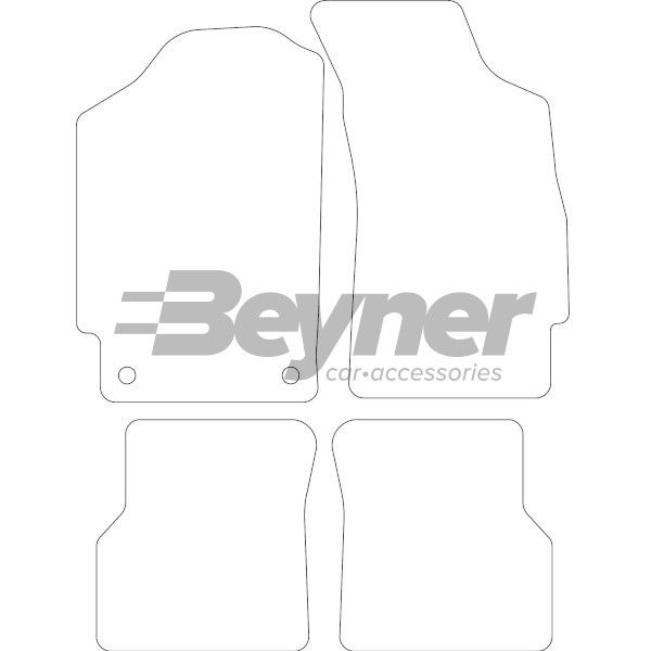 Beyner Pasklare stoffen matten MSN-1365641