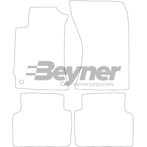 Beyner Pasklare stoffen matten MSN-1365713