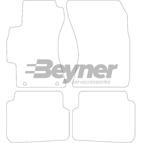 Beyner Pasklare stoffen matten MSN-1365715