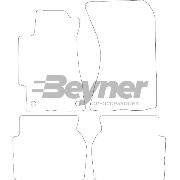 Beyner Pasklare stoffen matten MSN-1365719