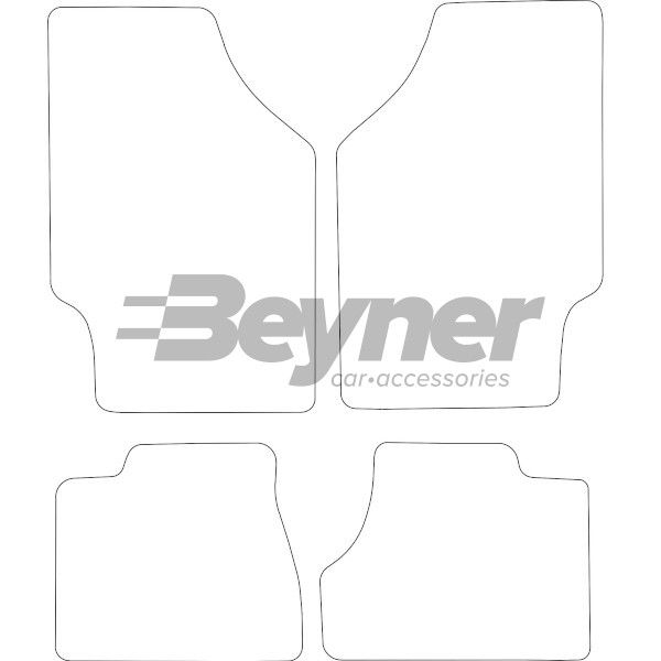 Beyner Pasklare stoffen matten MSN-1365727