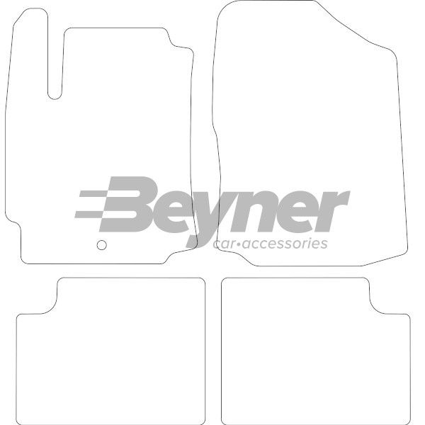 Beyner Pasklare stoffen matten MSN-1365731