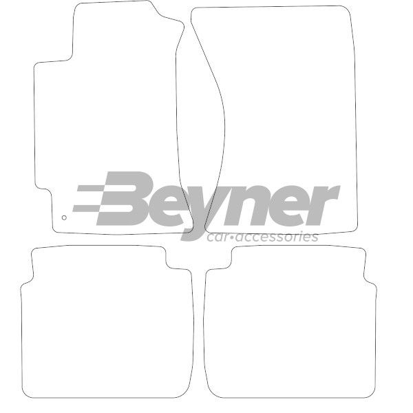 Beyner Pasklare stoffen matten MSN-1365735