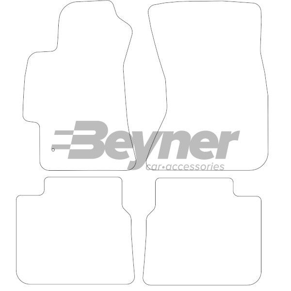 Beyner Pasklare stoffen matten MSN-1365737