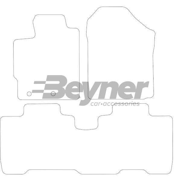 Beyner Pasklare stoffen matten MSN-1365742