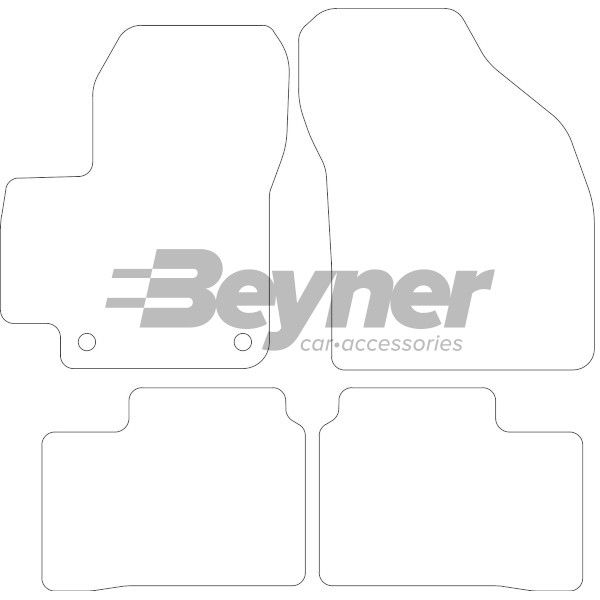 Beyner Pasklare stoffen matten MSN-1365820