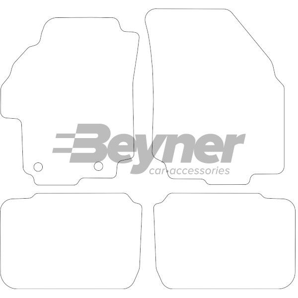 Beyner Pasklare stoffen matten MSN-1365825