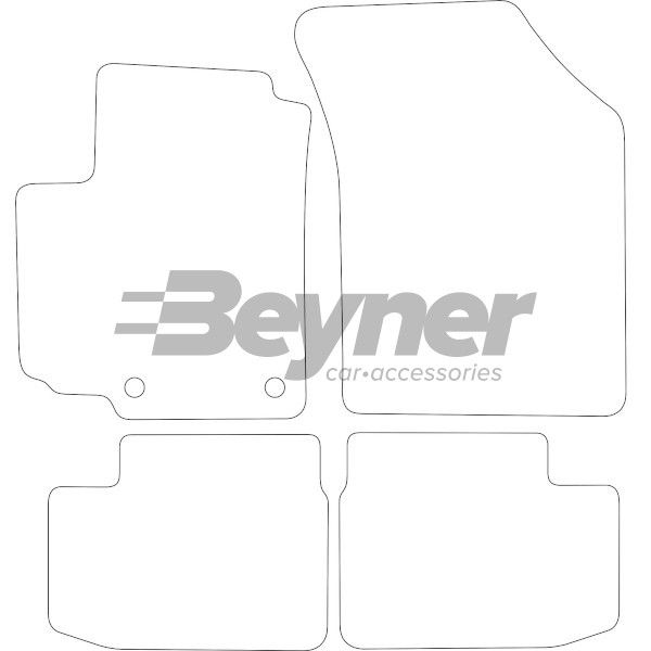 Beyner Pasklare stoffen matten MSN-1365831