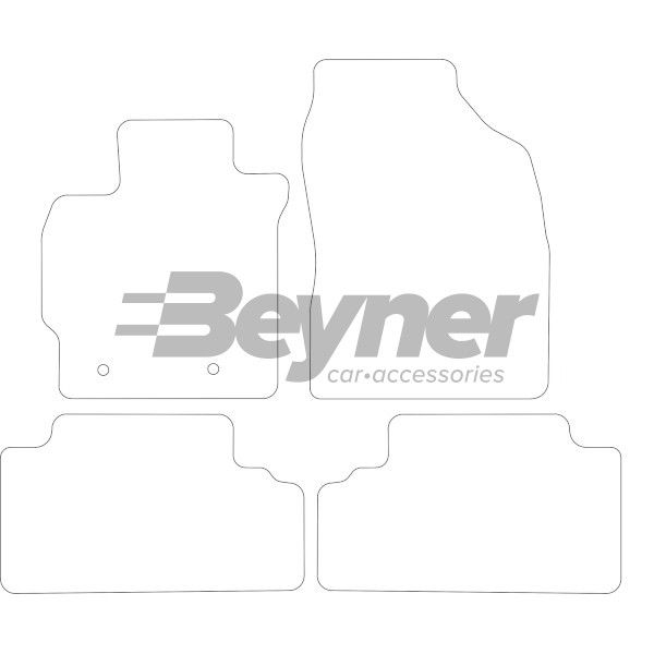 Beyner Pasklare stoffen matten MSN-1365911
