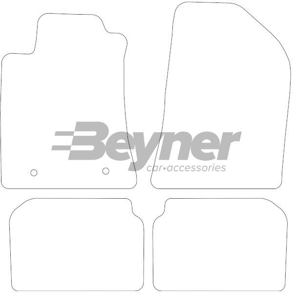 Beyner Pasklare stoffen matten MSN-1365917