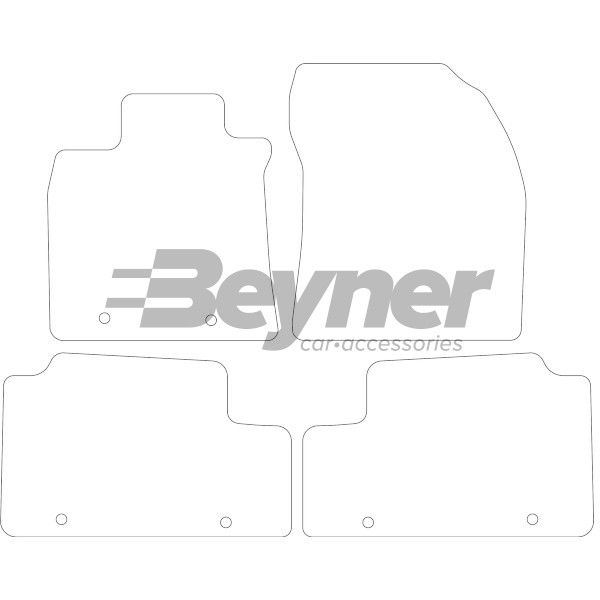 Beyner Pasklare stoffen matten MSN-1365918