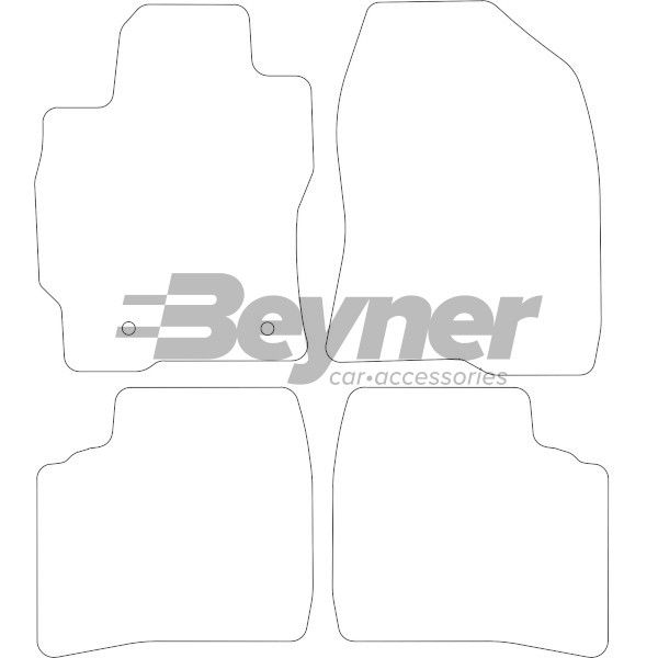 Beyner Pasklare stoffen matten MSN-1365957