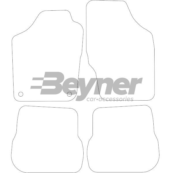 Beyner Pasklare stoffen matten MSN-1365965