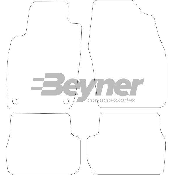 Beyner Pasklare stoffen matten MSN-1365967