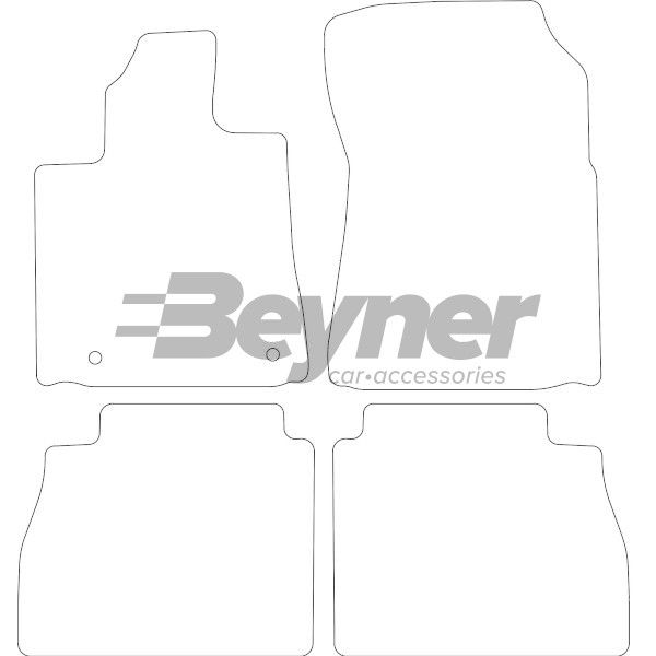 Beyner Pasklare stoffen matten MSN-1365968