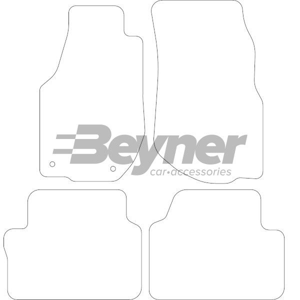 Beyner Pasklare stoffen matten MSN-1366017