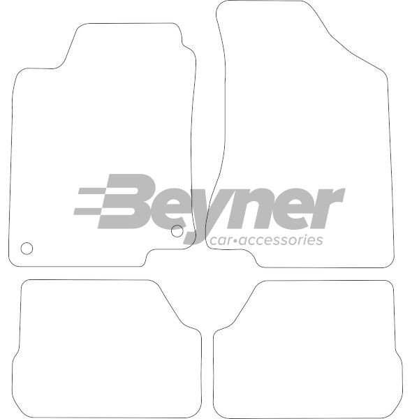 Beyner Pasklare stoffen matten MSN-1366165