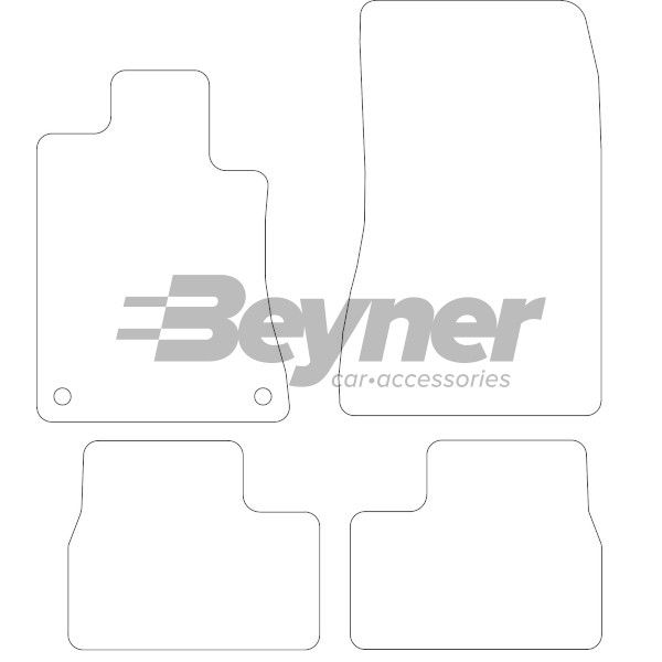 Beyner Pasklare stoffen matten MSV-1472256